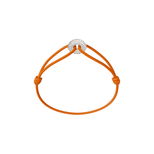 Mini Rose Soho Pavé Cord Bracelet