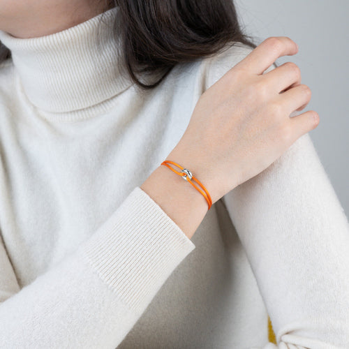 Mini Silver Soho Cord Bracelet