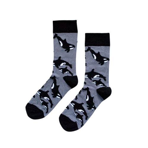 Save the Orcas Bamboo Socks