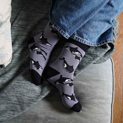 Save the Orcas Bamboo Socks