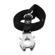 BTactical™ Nylon Frog Clip Dog Lead |  Extra-Strong Anti Tangle - Midnight Black