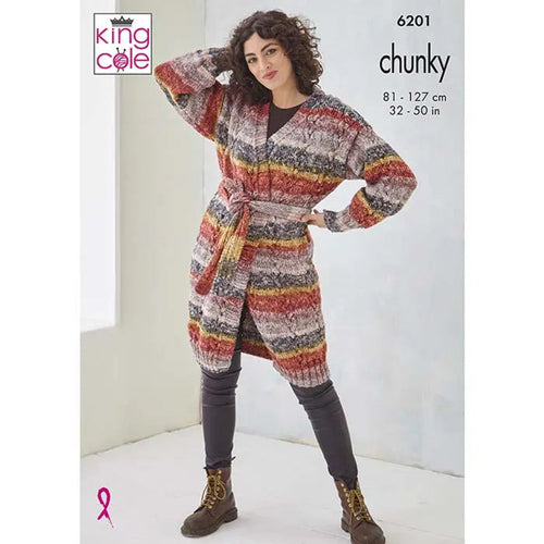 King Cole 6201 Hedgerow Chunky Waistcoat and Jacket Pattern