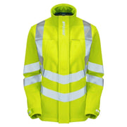 PULSAR P706 Ladies Hi-Vis Water Resistant Yellow Soft Shell