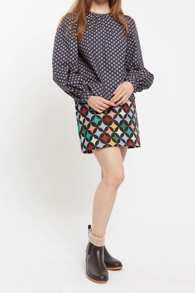 Louche Pax Jaipur Print Long Sleeved Blouse
