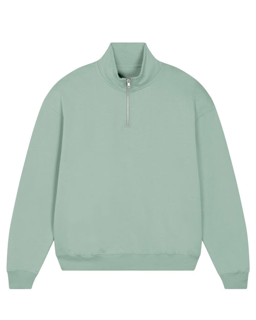 Organic Boxy Quarter Zip Sweatshirt: Unisex