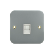 Caradok 1G Telephone Socket RJ11 Metalclad