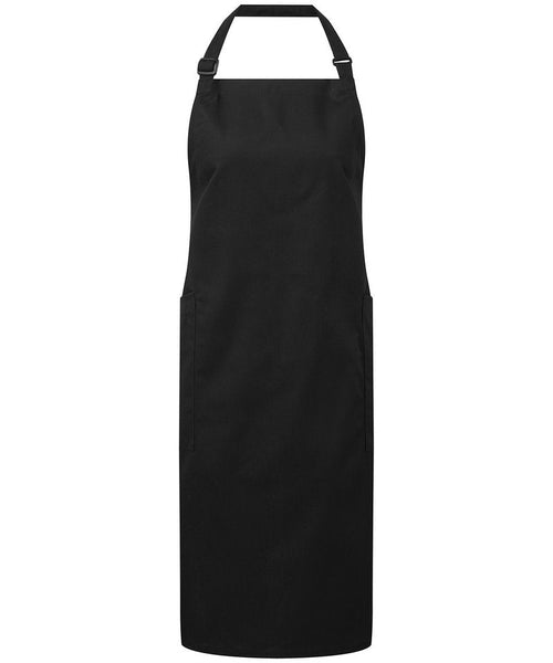 Recycled Polyester And Cotton Bib Apron, Organic And Fairtrade Certified