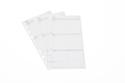 Personal Organiser - Weekly Undated Refill Pack (PR2016)