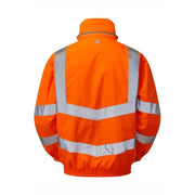 PULSAR PR496 Hi-Vis Orange Padded Bomber Jacket