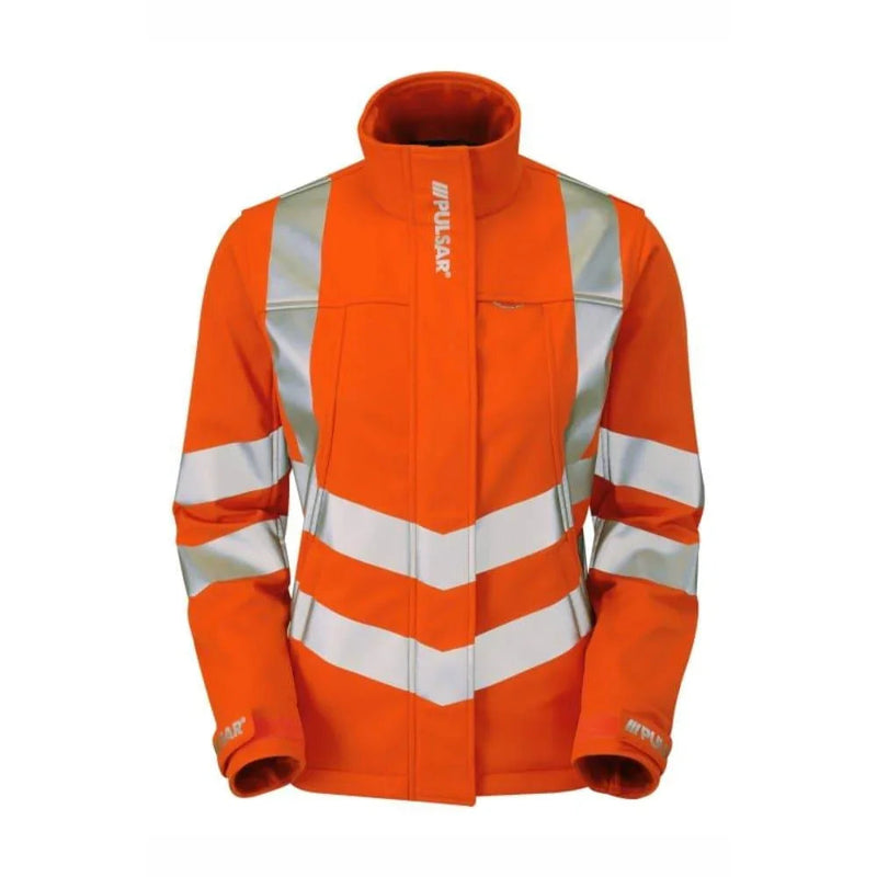 PULSAR PR707 Rail Spec Ladies Hi-Vis Soft Shell Jacket