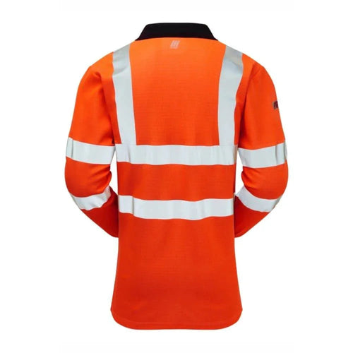 PULSAR PRARC21 Rail Spec FR-AST-ARC Hi-Vis Long Sleeve Polo Shirt