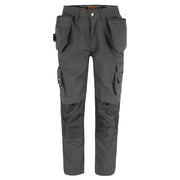 Herock Dagan Short Leg Water-Repellent Holster Pocket Kneepad Trousers Grey 40" Waist, 28" Leg