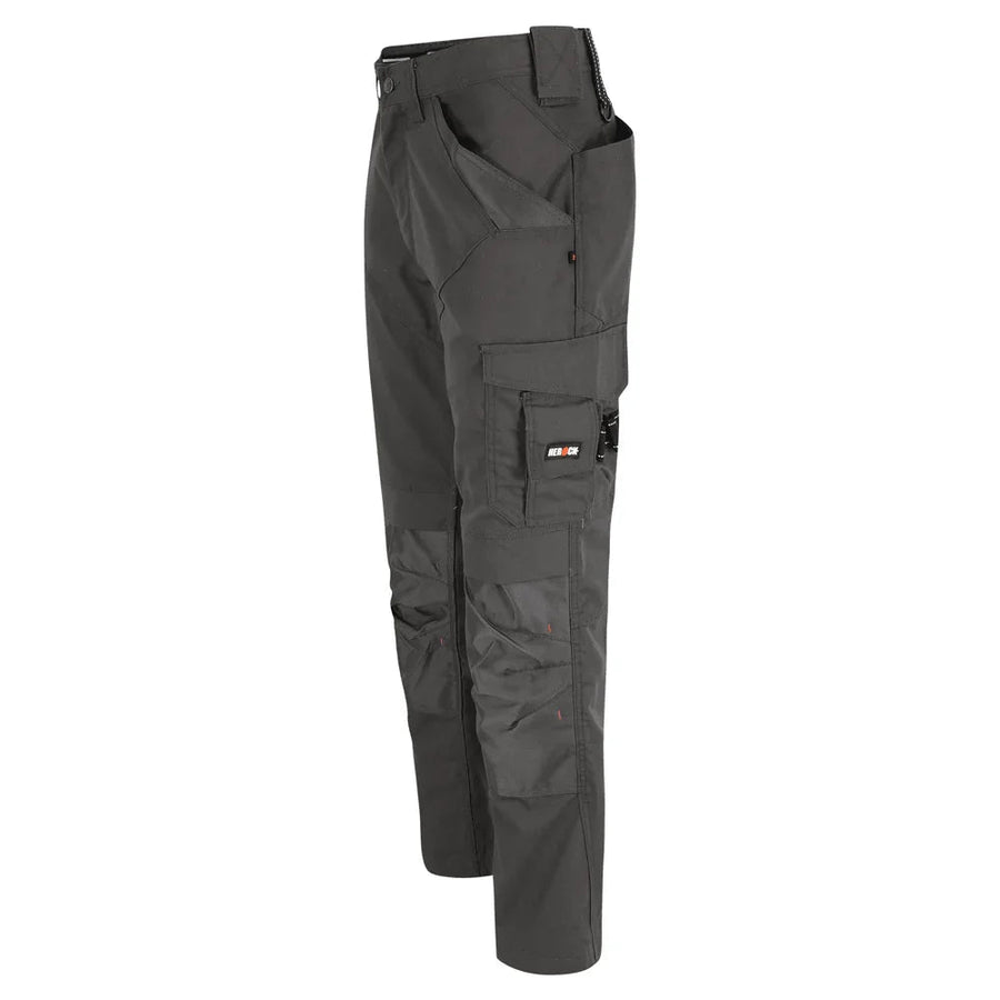 Herock Apollo Shortleg Multi Pocket Knee Pad Trousers Grey 30" Waist, 28" Leg
