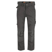 Herock Apollo Shortleg Multi Pocket Knee Pad Trousers Grey, 30" Waist 28" Leg