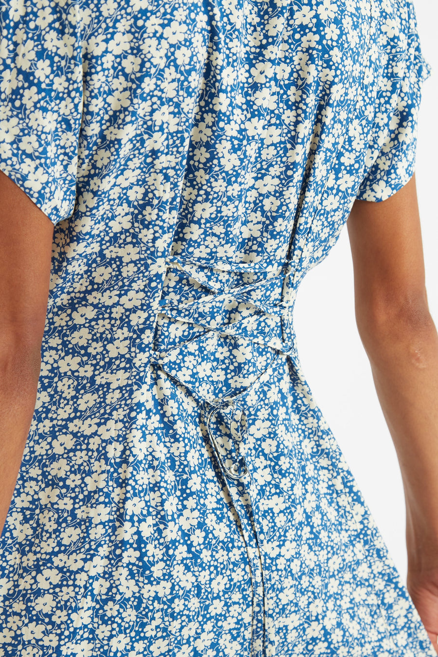 Prudence Periwinkle Mini Shirt Dress