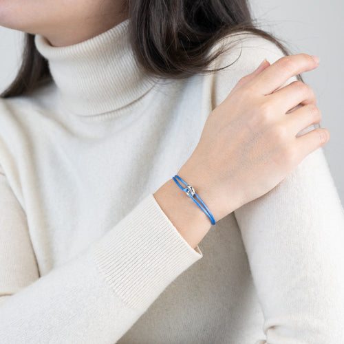 Mini Silver Soho Cord Bracelet