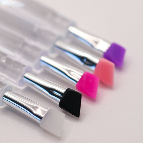 Lash & Brow Lamination Tint Angled Silicone Brushes - 2 sizes