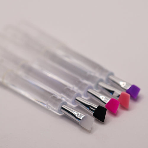 Lash & Brow Lamination Tint Angled Silicone Brushes - 2 sizes