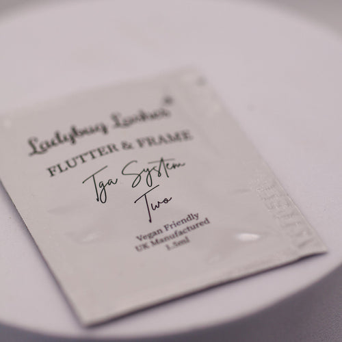 Flutter and Frame Lash Lift & Brow Lamination Sachets