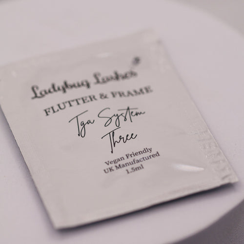 Flutter and Frame Lash Lift & Brow Lamination Sachets