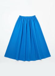 Zoeline Recycled Cotton Midaxi Skirt - Blue
