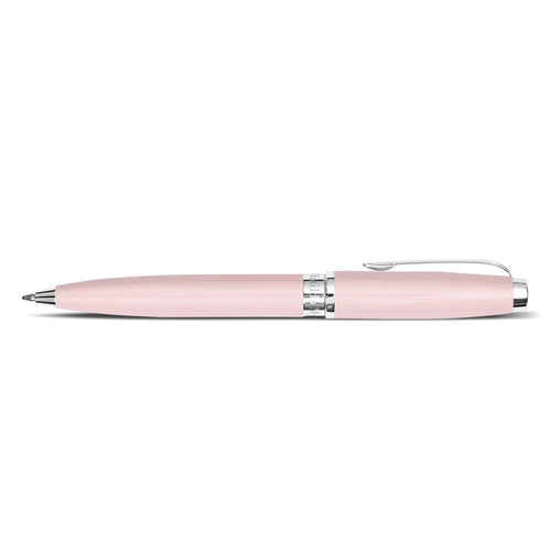 Matilda Myres | Ball Point Pen with Black Ink | Silver & Pink