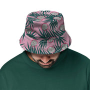 Pink Summer Fruits & Leaves Bucket Hat