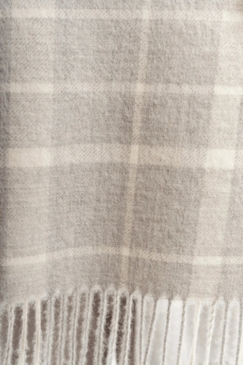 Alpaca Plaid Scarf