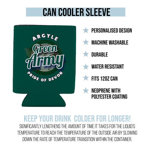 Plymouth Green Army - Football Legends - Can Cooler