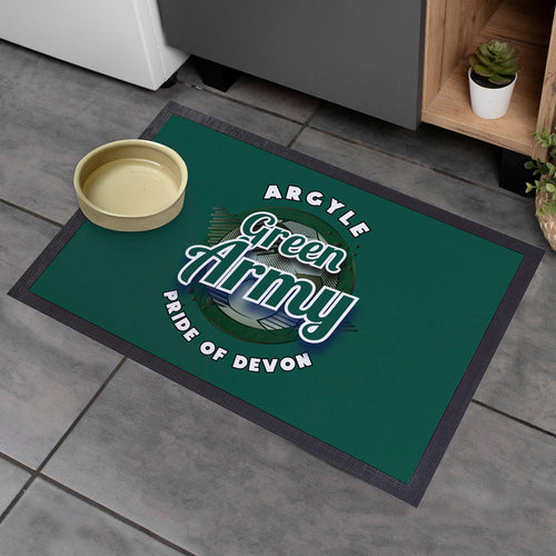 Plymouth Green Army  - Football Legends - Door Mat -60cm X 40cm