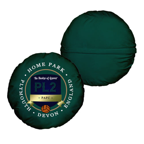 Plymouth Home Park - Football Legends - Circle Cushion 14"