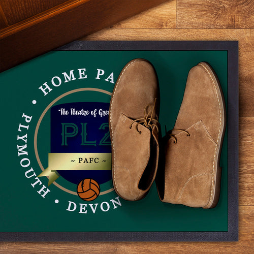 Plymouth Home Park  - Football Legends - Door Mat -60cm X 40cm