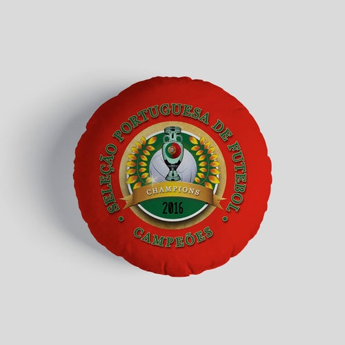 Portugal Euros  - Legend Collection - Circle Cushion 14"