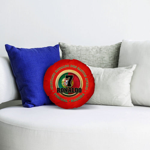 Portugal Ronaldo - Legend Collection - Circle Cushion 14"