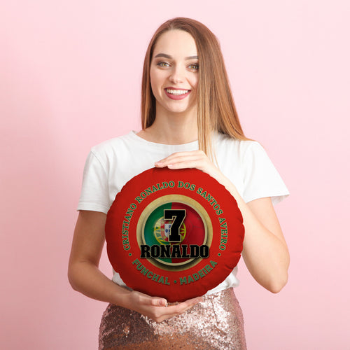Portugal Ronaldo - Legend Collection - Circle Cushion 14"