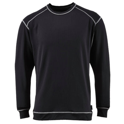 Portwest B153 Base Pro Antibacterial Long Sleeve Top Black XL