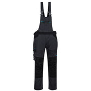 Portwest T704 WX3 Kneepad Work Bib and Brace Metal Grey Large