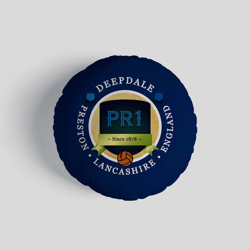 Preston Deepdale - Football Legends - Circle Cushion 14"