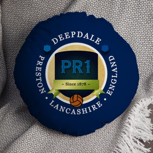 Preston Deepdale - Football Legends - Circle Cushion 14"