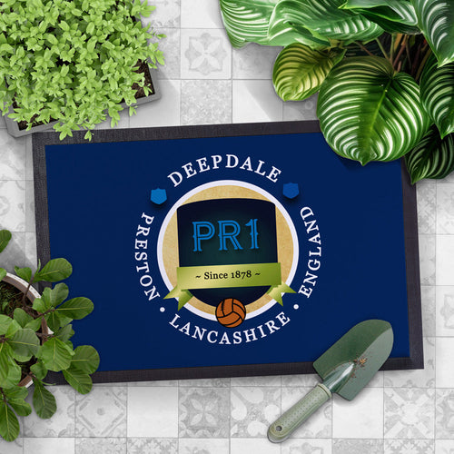 Preston Deepdale  - Football Legends - Door Mat -60cm X 40cm