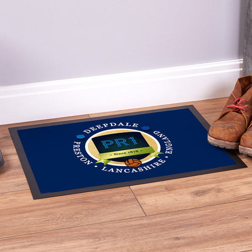 Preston Deepdale  - Football Legends - Door Mat -60cm X 40cm
