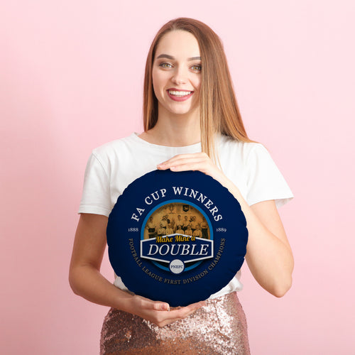 Preston Double - Football Legends - Circle Cushion 14"