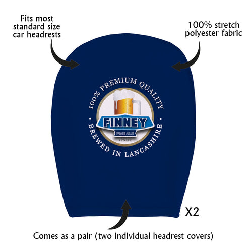 Preston Finney - Football Legends - Headrest Cover
