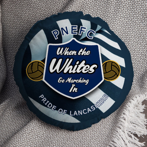 Preston Marching - Football Legends - Circle Cushion 14"