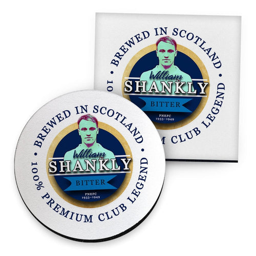 Preston Shankly - Football Coaster - Square Or Circle