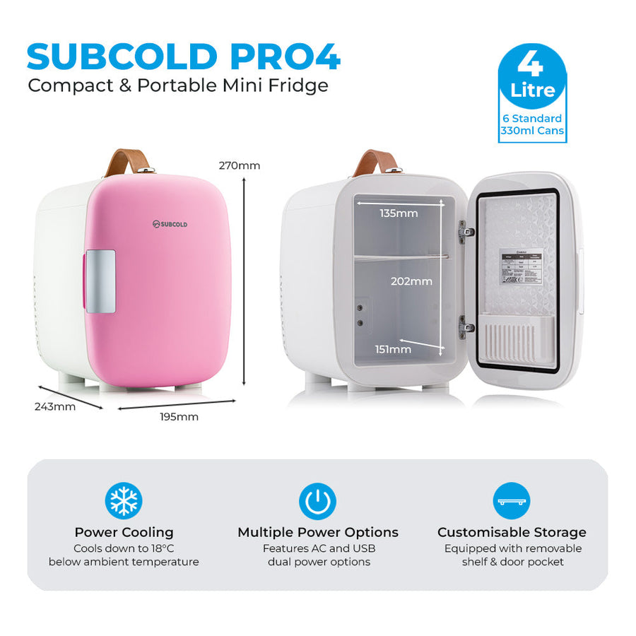 Subcold Pro 4L Mini Fridge