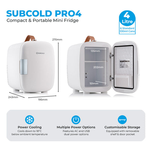 Subcold Pro 4L Mini Fridge