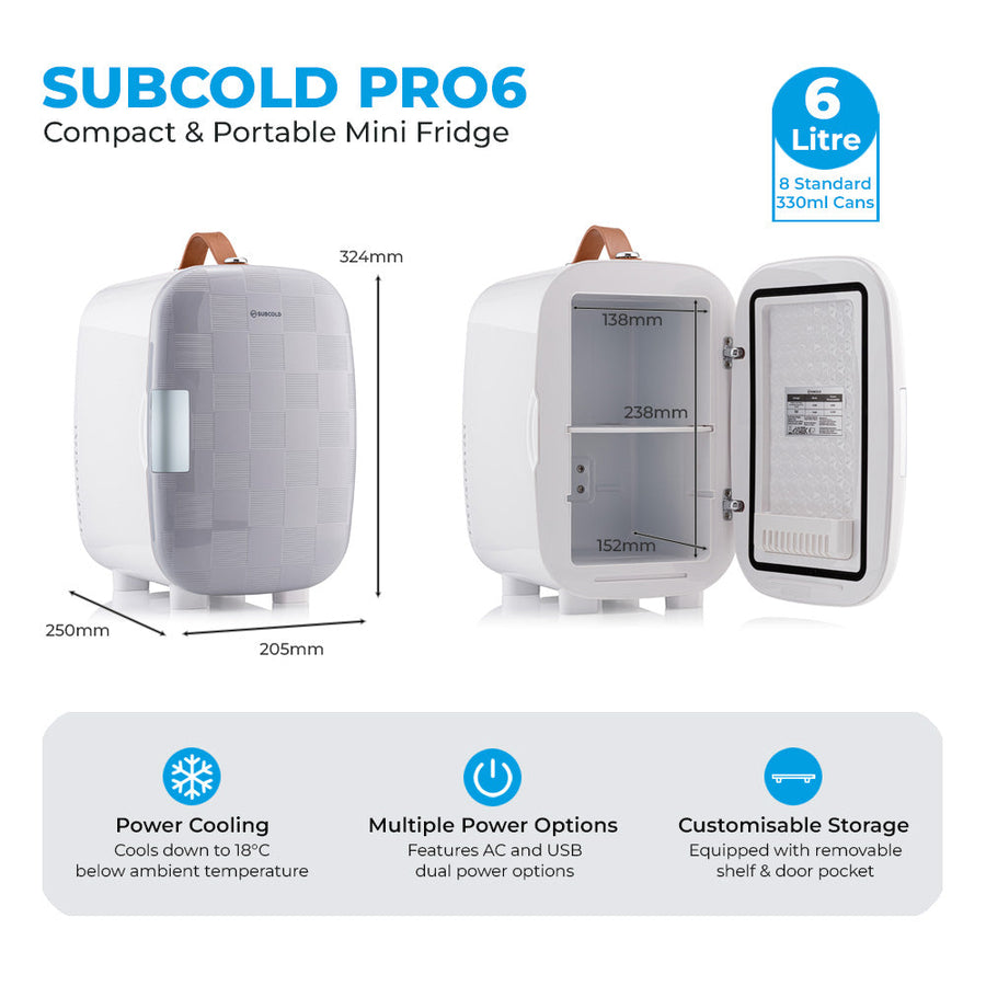 Subcold Pro 6L Mini Fridge