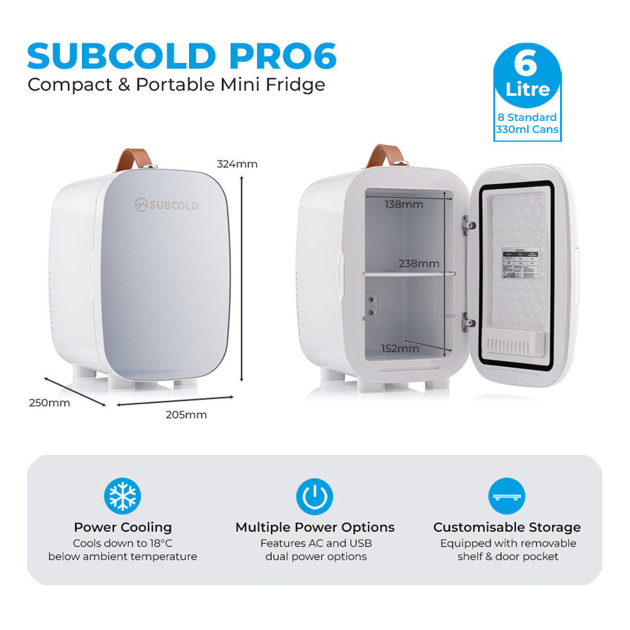 Subcold Pro 6L Mini Fridge