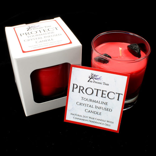 Protect - Crystal Infused Scented Candle